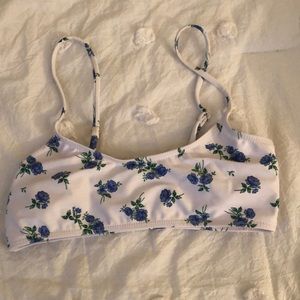 LIKE NEW Missguided Floral Bathing Suit Top